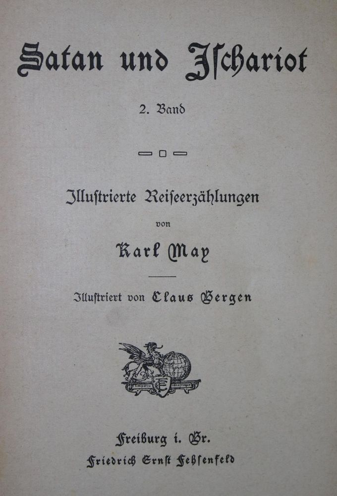 Große Abbildung Nr.1: 134-1061 May,K.: (Literatur und illustrierte Bücher bis 19.Jahrhundert)