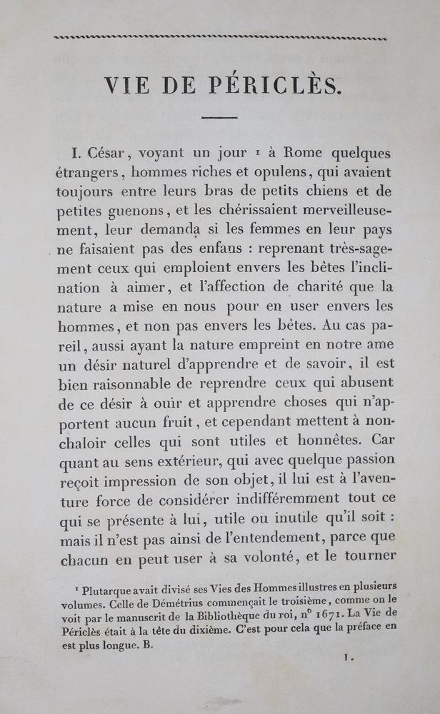 Große Abbildung Nr.2: 134-1076 Plutarch.: (Literatur und illustrierte Bücher bis 19.Jahrhundert)