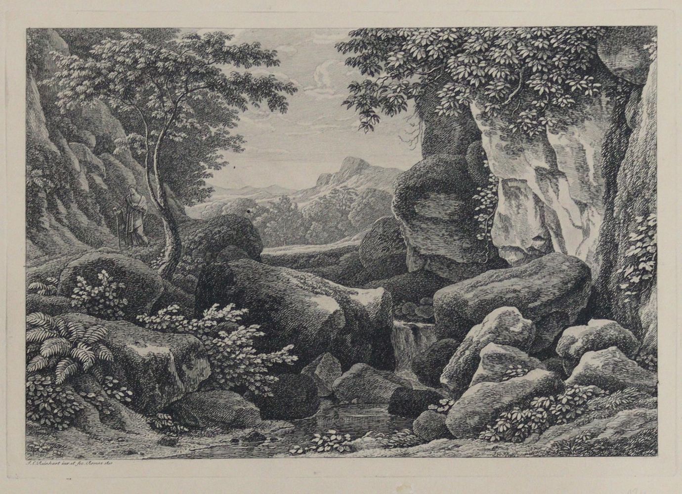 Große Abbildung Nr.7: 134-1087 Reinhart,J.C.: (Literatur und illustrierte Bücher bis 19.Jahrhundert)