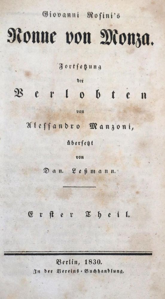 Große Abbildung Nr.1: 134-1088 Rosini,G.: (Literatur und illustrierte Bücher bis 19.Jahrhundert)