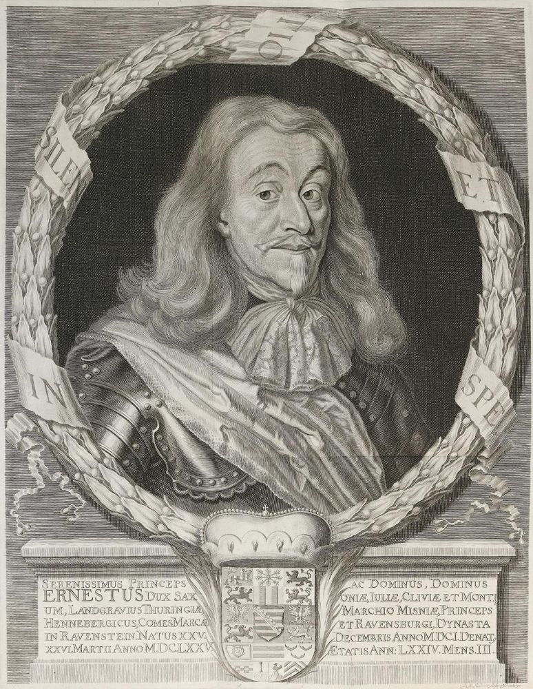 Große Abbildung Nr.1: 134-112 Ernst der Fromme, Herzog von Sachsen-Gotha.: (Alte Drucke, Handschriften und Theologie)