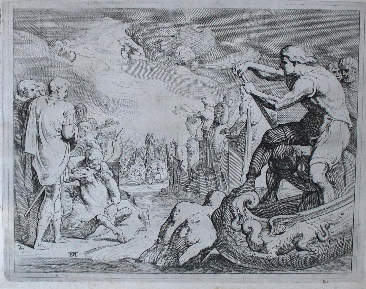 Große Abbildung Nr.1: 134-1126 Thulden,T.van.: (Literatur und illustrierte Bücher bis 19.Jahrhundert)