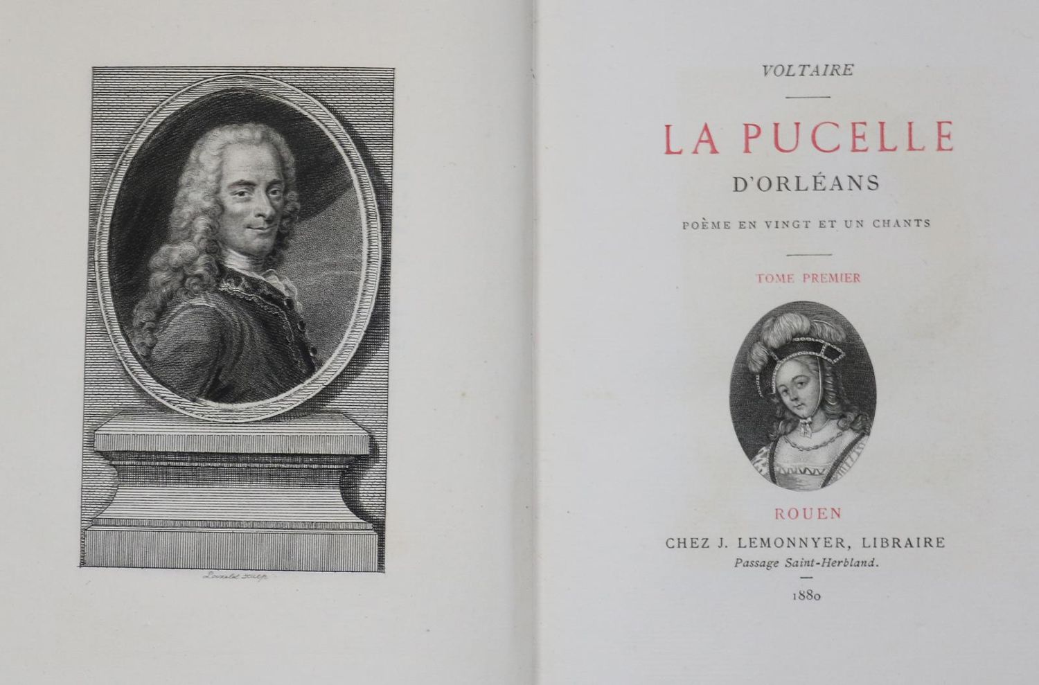 Große Abbildung Nr.1: 134-1139 Voltaire,(F.M.A.de).: (Literatur und illustrierte Bücher bis 19.Jahrhundert)