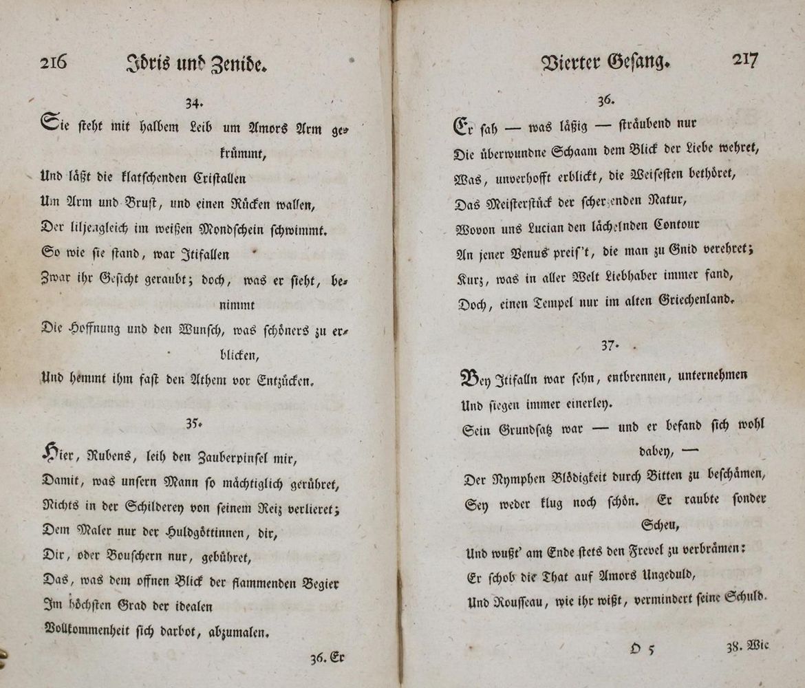 Große Abbildung Nr.2: 134-1146 (Wieland,C.M.).: (Literatur und illustrierte Bücher bis 19.Jahrhundert)