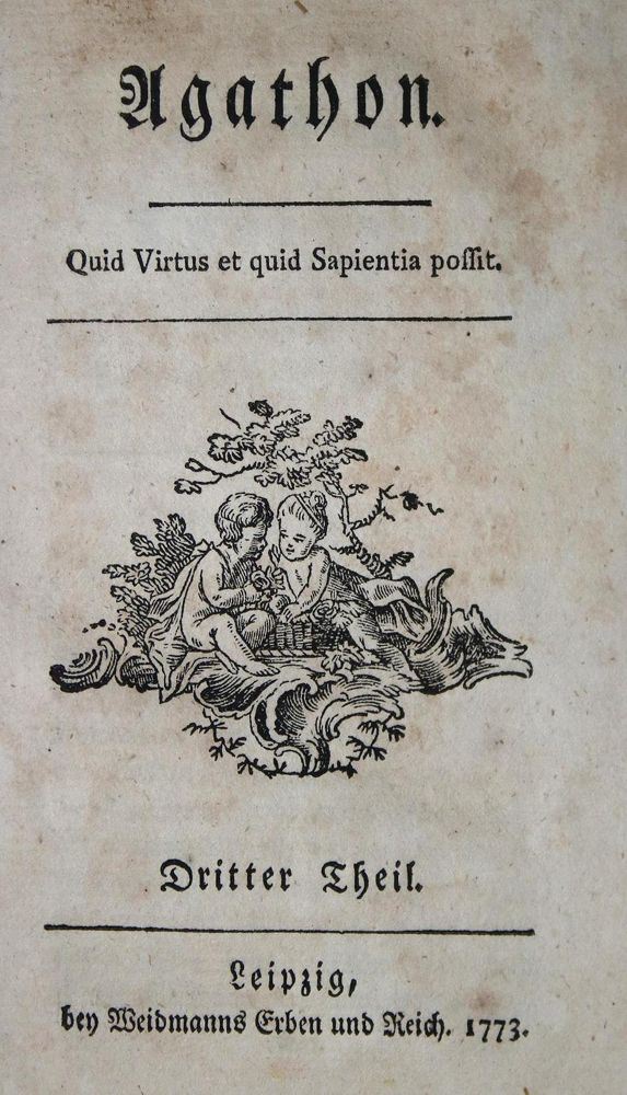 Große Abbildung Nr.1: 134-1148 Wieland,C.M.: (Literatur und illustrierte Bücher bis 19.Jahrhundert)