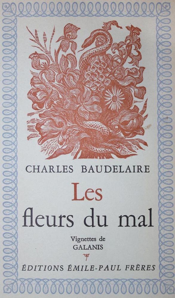 Große Abbildung Nr.1: 134-1162 Baudelaire,C.: (Literatur und illustrierte Bücher 20.Jahrhundert - Alte Literatur in modernen Ausgaben)
