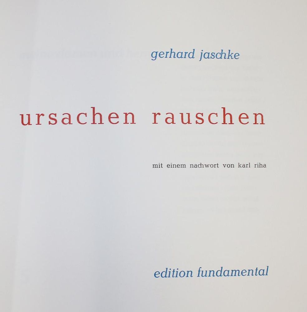 Große Abbildung Nr.1: 134-1189 Edition Fundamental.: (Literatur und illustrierte Bücher 20.Jahrhundert - Alte Literatur in modernen Ausgaben)