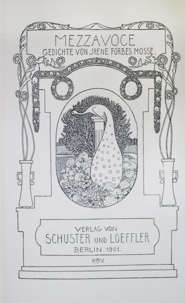 Große Abbildung Nr.1: 134-1203 Forbes-Mosse,I.: (Literatur und illustrierte Bücher 20.Jahrhundert - Alte Literatur in modernen Ausgaben)