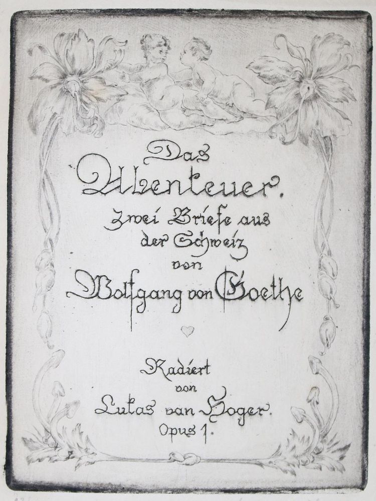 Große Abbildung Nr.1: 134-1217 Goethe,J.W.v.: (Literatur und illustrierte Bücher 20.Jahrhundert - Alte Literatur in modernen Ausgaben)
