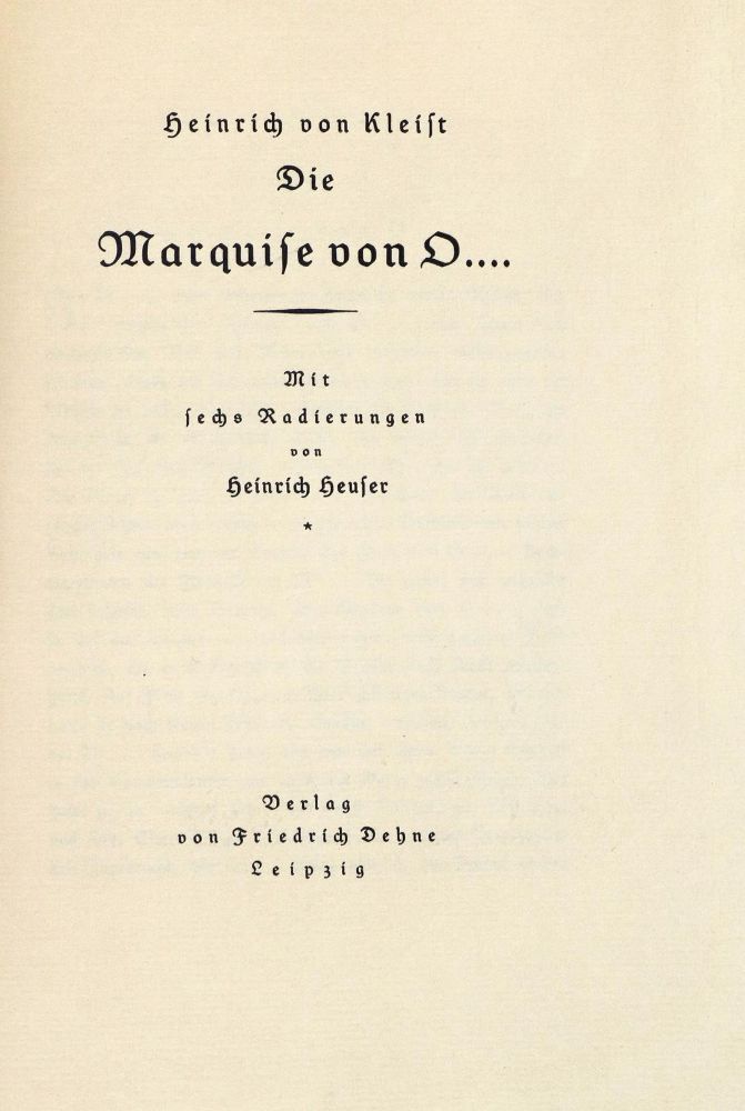Große Abbildung Nr.1: 134-1236 Kleist,H.v.: (Heuser)