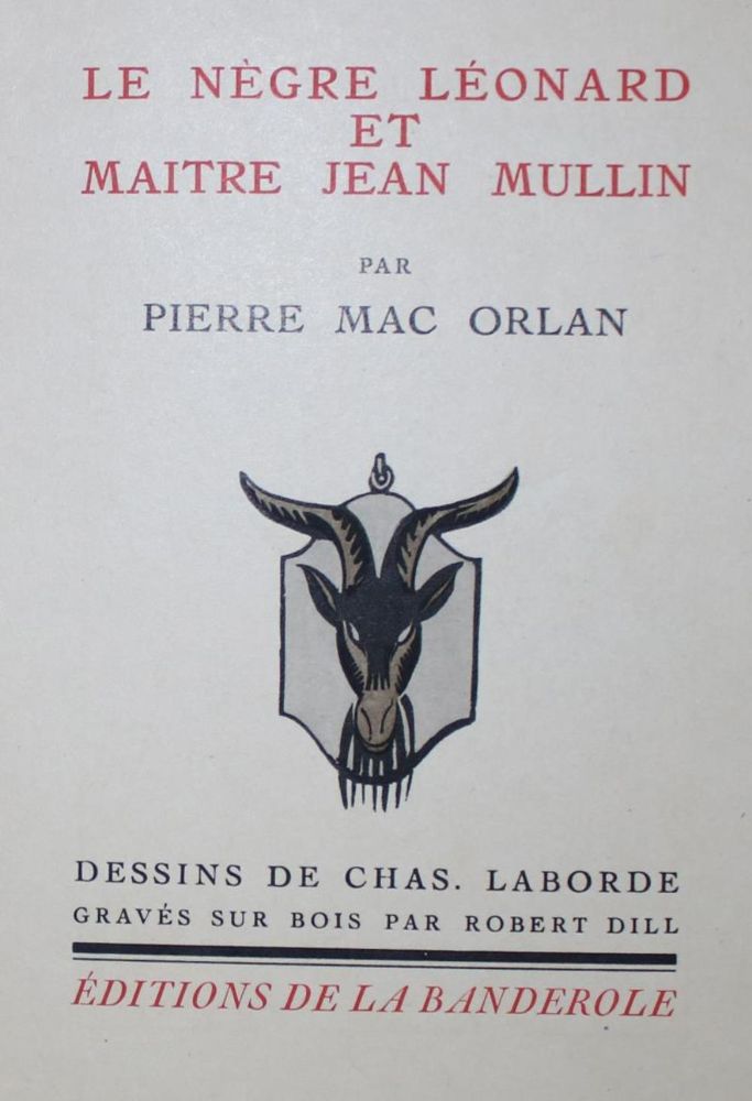 Große Abbildung Nr.1: 134-1281 Mac Orlan,P.: (Literatur und illustrierte Bücher 20.Jahrhundert - Alte Literatur in modernen Ausgaben)