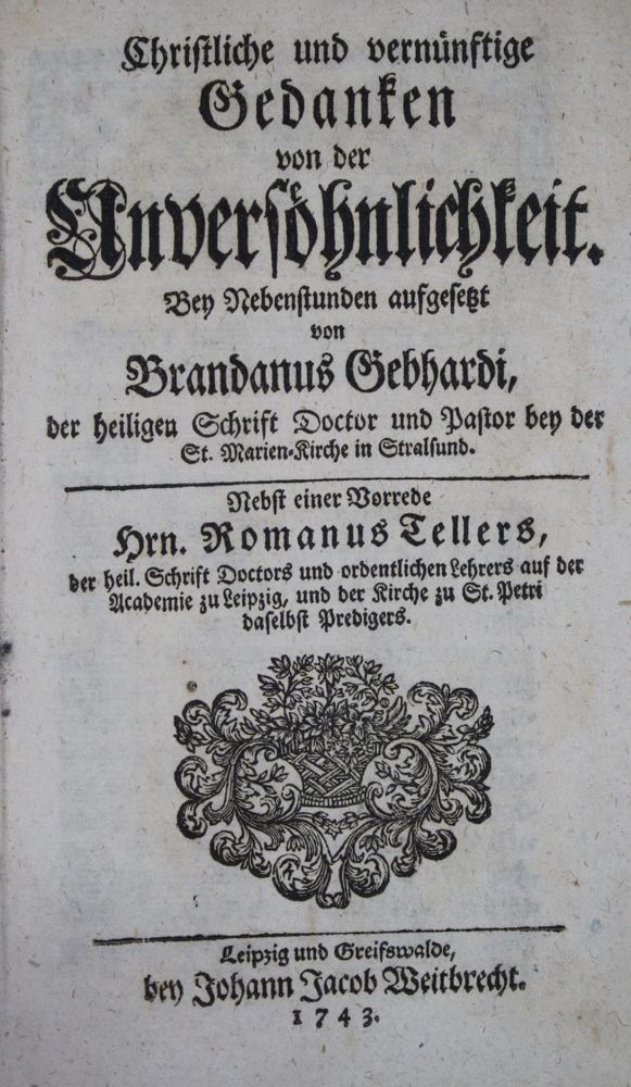 Große Abbildung Nr.1: 134-129 Gebhard,B.: (Alte Drucke, Handschriften und Theologie)