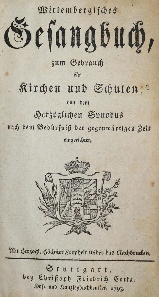 Große Abbildung Nr.1: 134-134 Sammlung: (Gesangbücher)