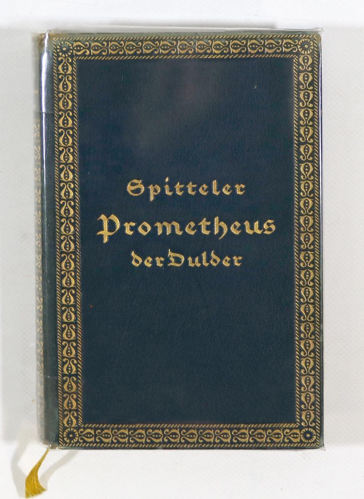 Große Abbildung Nr.2: 134-1342 Spitteler,C.: (Literatur und illustrierte Bücher 20.Jahrhundert - Alte Literatur in modernen Ausgaben)