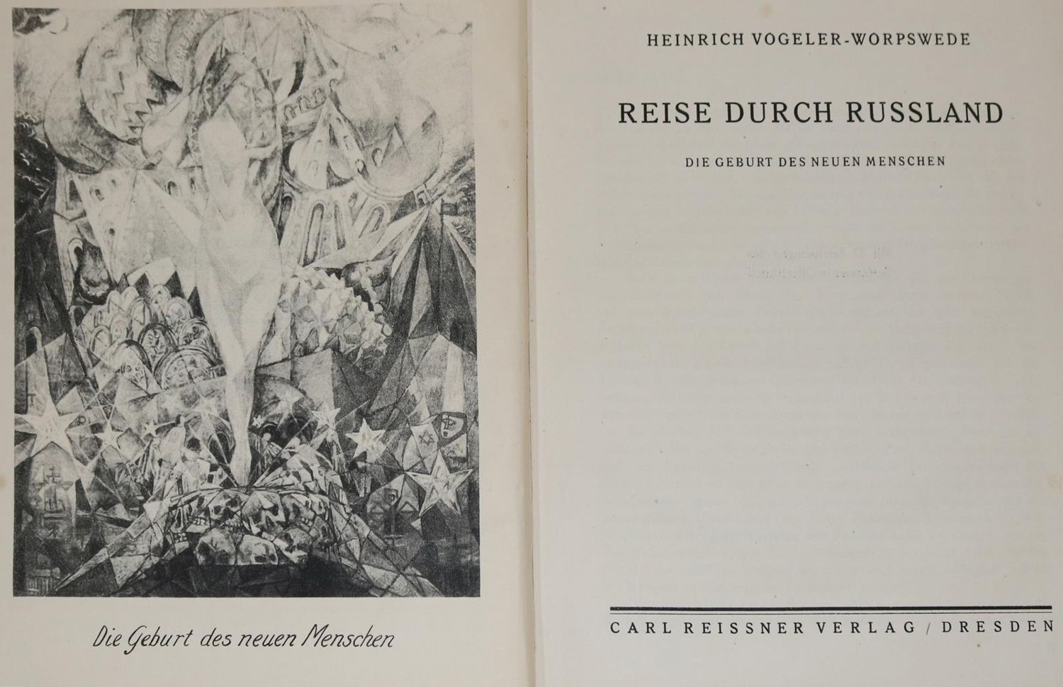 Große Abbildung Nr.1: 134-1358 Vogeler-Worpswede,H.: (Literatur und illustrierte Bücher 20.Jahrhundert - Alte Literatur in modernen Ausgaben)