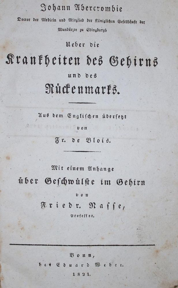 Große Abbildung Nr.1: 134-1394 Abercrombie,J.: (Medizin)