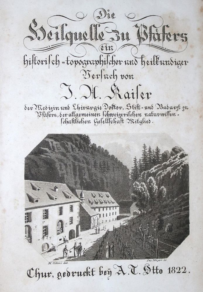 Große Abbildung Nr.1: 134-1398 Kaiser,J.A.: (Medizin, Balneologie)