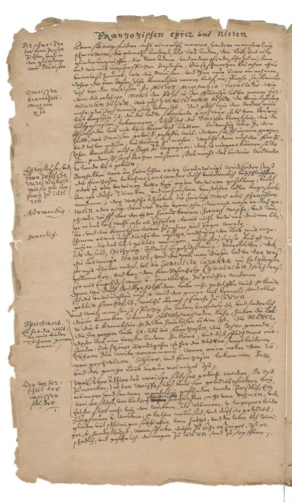 Große Abbildung Nr.2: 134-1417 Lochner, Joh.,: (Medizin, Handschriften, Gonorrhoea)