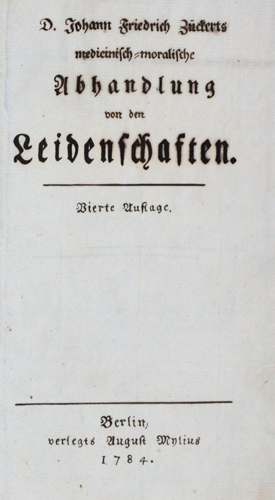 Große Abbildung Nr.1: 134-1418 Zückert,J.F.: (Medizin, Handschriften)