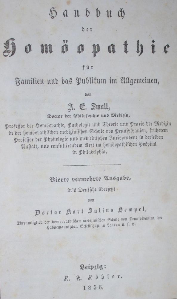 Große Abbildung Nr.1: 134-1424 Sammlung: (Medizin, Homöopathie)