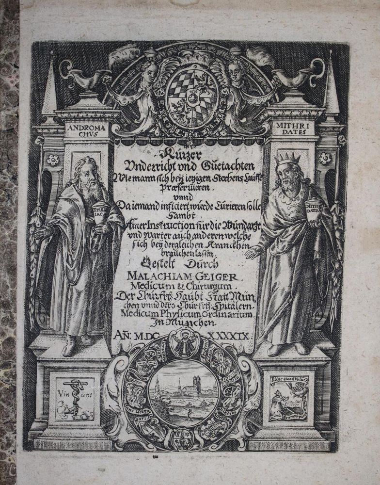 Große Abbildung Nr.1: 134-1438 Geiger,M.: (Medizin, Pest)