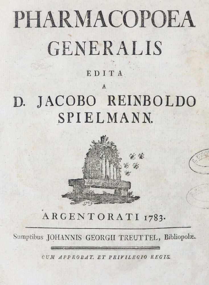 Große Abbildung Nr.1: 134-1440 Spielmann,J.R.: (Medizin, Pharmazie)