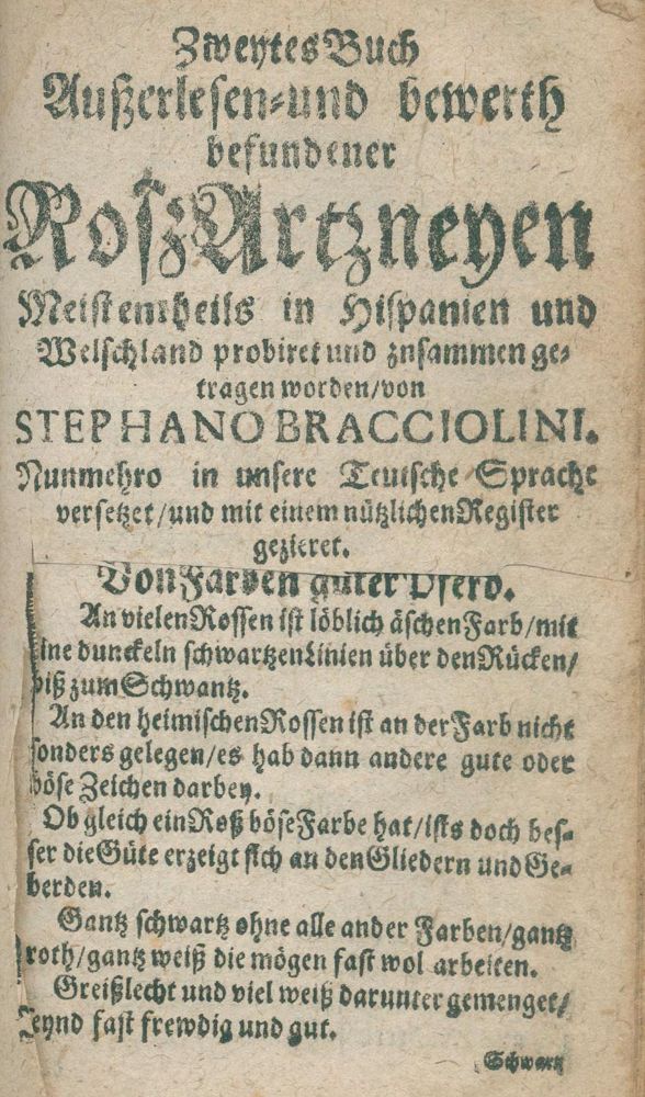 Große Abbildung Nr.1: 134-1456 Pluvine,A. u. St.Bracciolini.: (Medizin, Veterinärmedizin)
