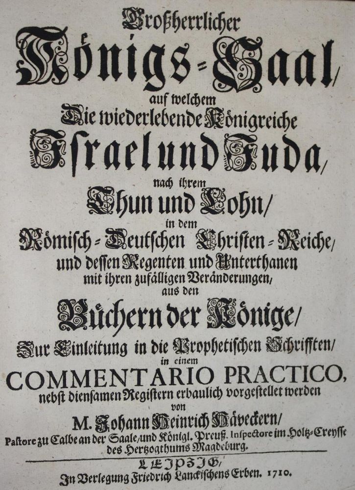 Große Abbildung Nr.1: 134-147 Hävecker,J.H.: (Alte Drucke, Handschriften und Theologie)