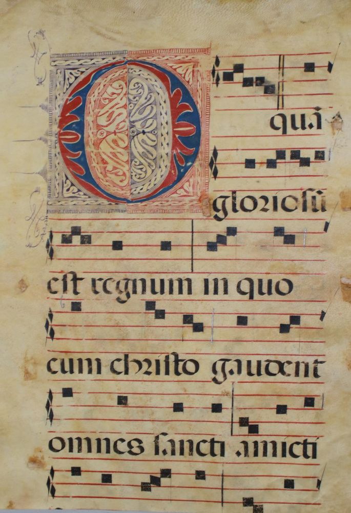 Große Abbildung Nr.1: 134-151 Antiphonar.: (Handschriften)