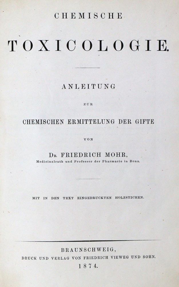 Große Abbildung Nr.3: 134-1519 Dragendorff,G.: (Verschiedene Gebiete - Varia, Chemie)