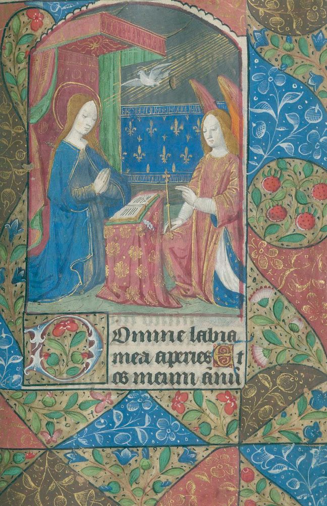 Große Abbildung Nr.1: 134-154 Horae Beatae Mariae Virginis.: (Handschriften)