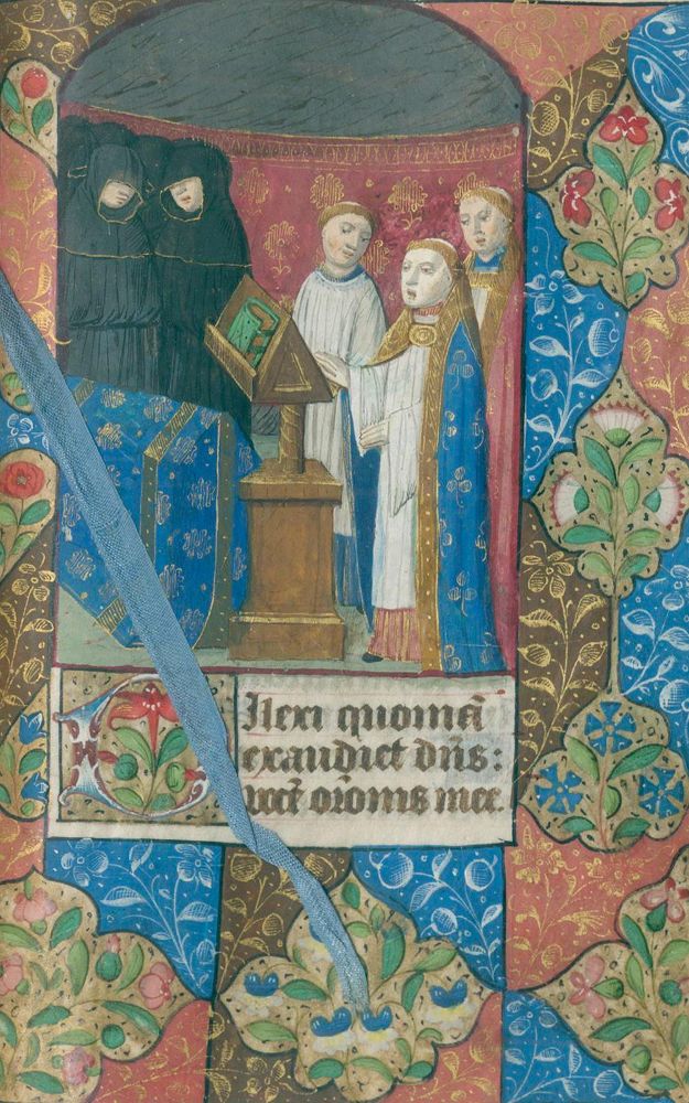 Große Abbildung Nr.12: 134-154 Horae Beatae Mariae Virginis.: (Handschriften)