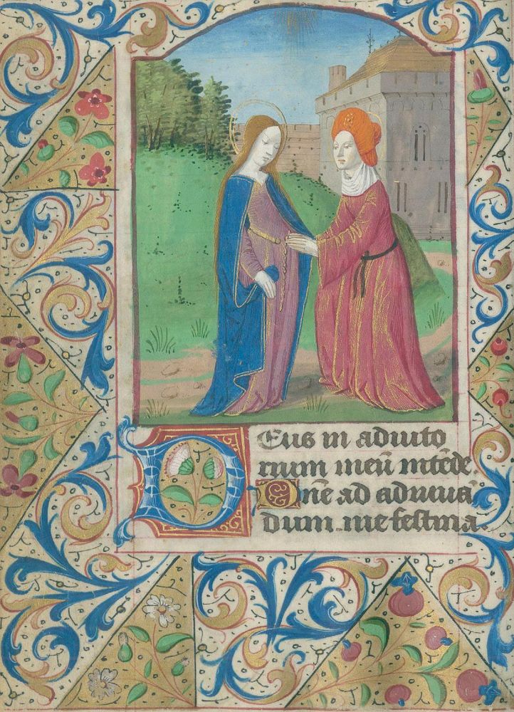 Große Abbildung Nr.2: 134-154 Horae Beatae Mariae Virginis.: (Handschriften)