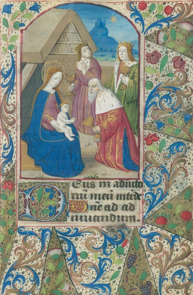 Große Abbildung Nr.8: 134-154 Horae Beatae Mariae Virginis.: (Handschriften)