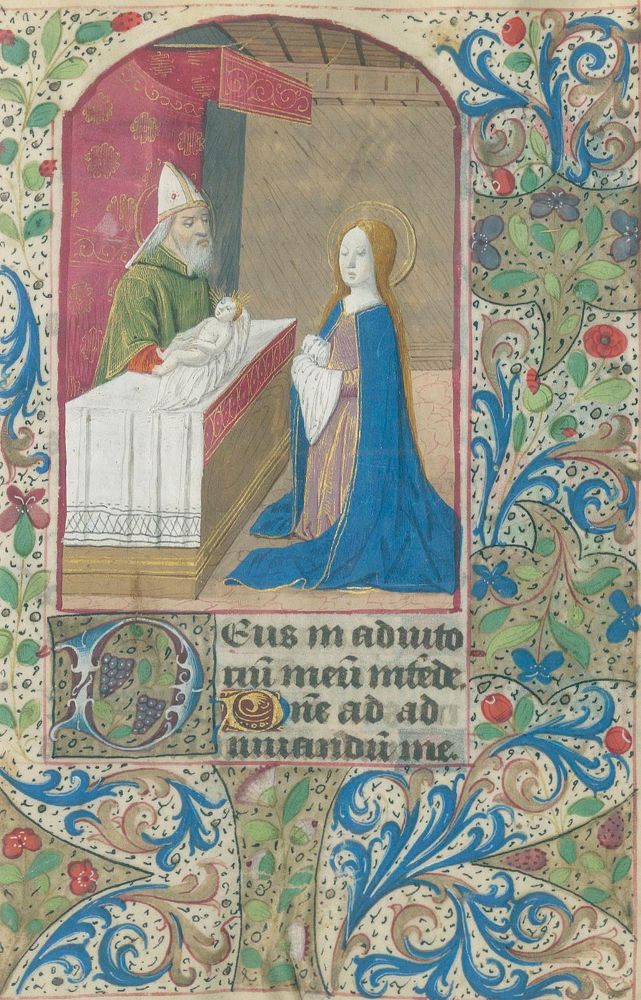 Große Abbildung Nr.9: 134-154 Horae Beatae Mariae Virginis.: (Handschriften)