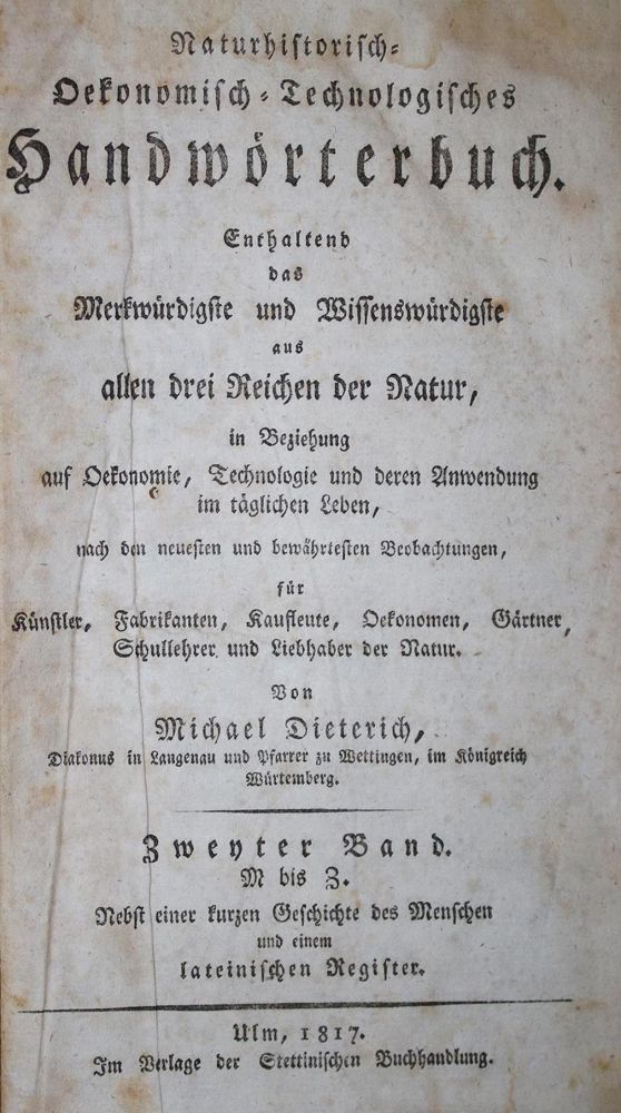 Große Abbildung Nr.1: 134-1552 Dieterich,M.: (Verschiedene Gebiete - Varia, Lexika - Wörterbücher - Sprachwissenschaften)