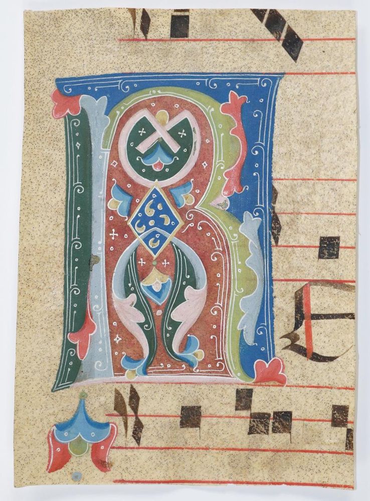 Große Abbildung Nr.1: 134-156 Initiale R.: (Handschriften)