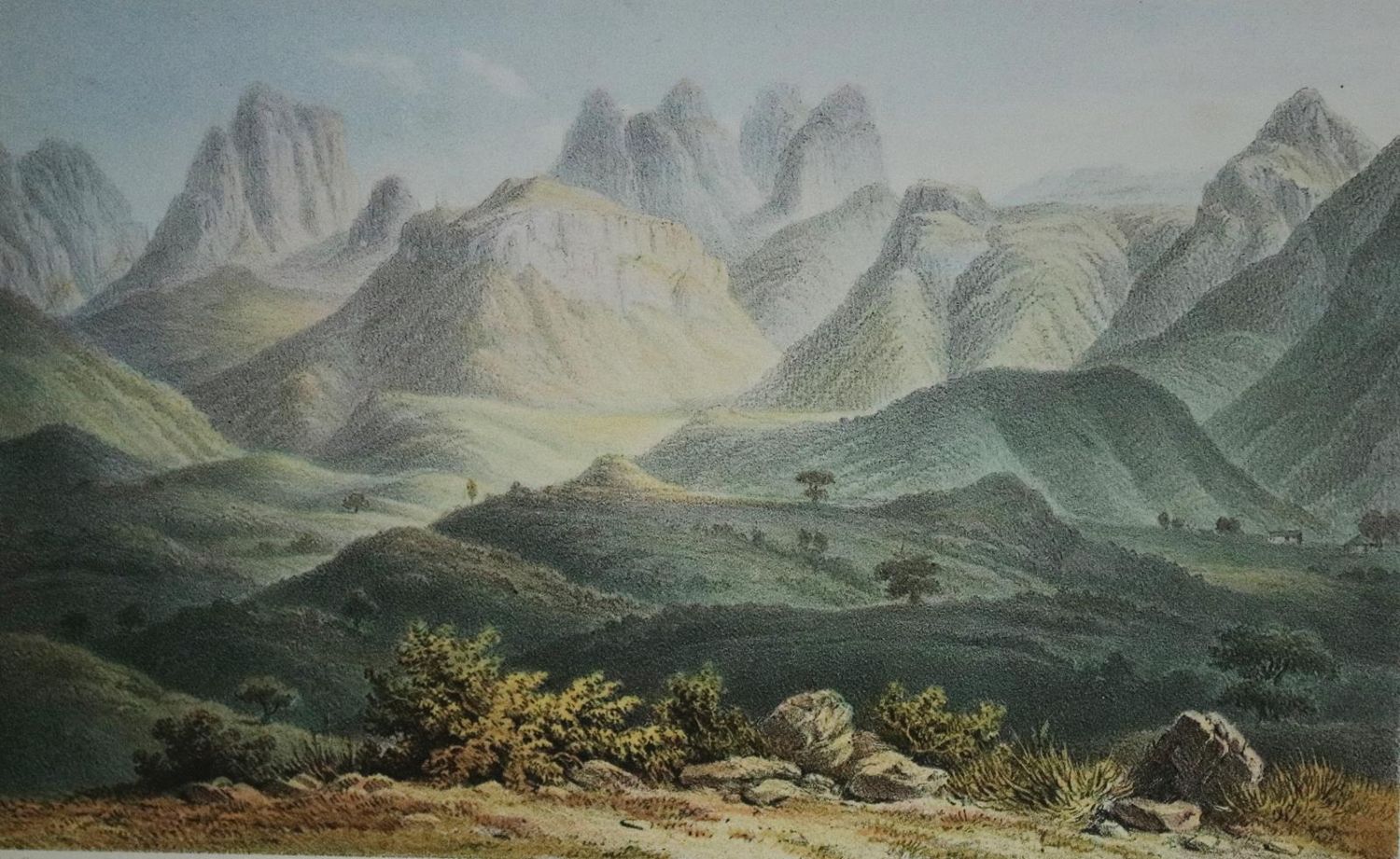 Große Abbildung Nr.1: 134-1592 Heuglin,M.T.v.: (Afrika, Äthiopien)