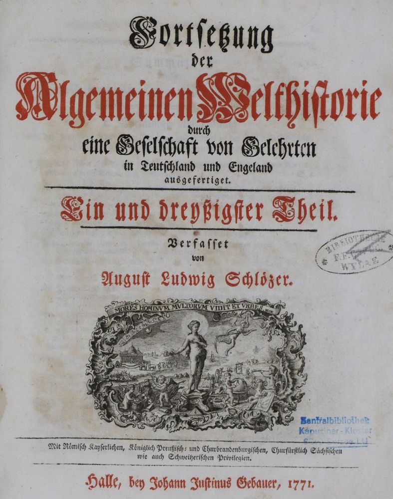 Große Abbildung Nr.1: 134-1636 Schlözer,A.L.: (Arktis-Antarktis-Nordländer)