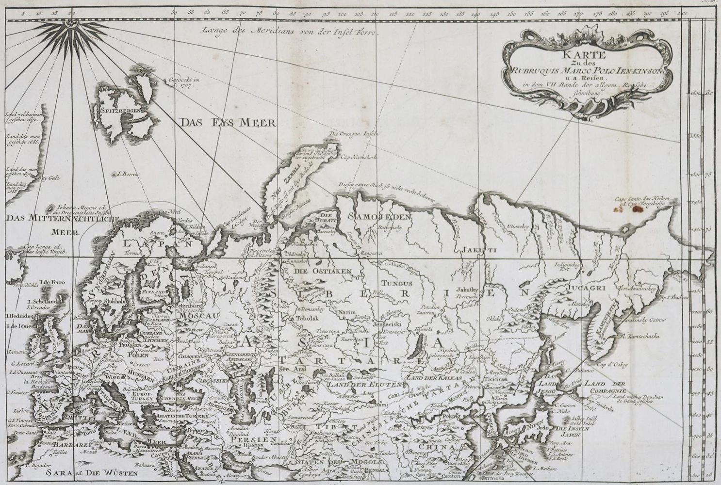 Große Abbildung Nr.1: 134-1643 Allgemeine Historie der Reisen: (Asien)