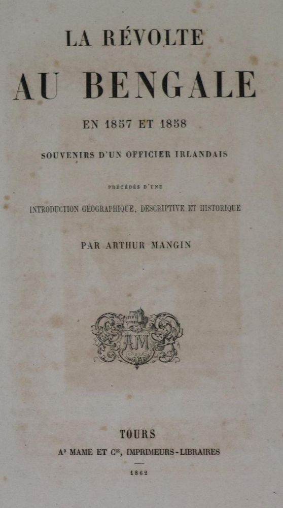 Große Abbildung Nr.1: 134-1654 Mangin,A.: (Asien, Indien)