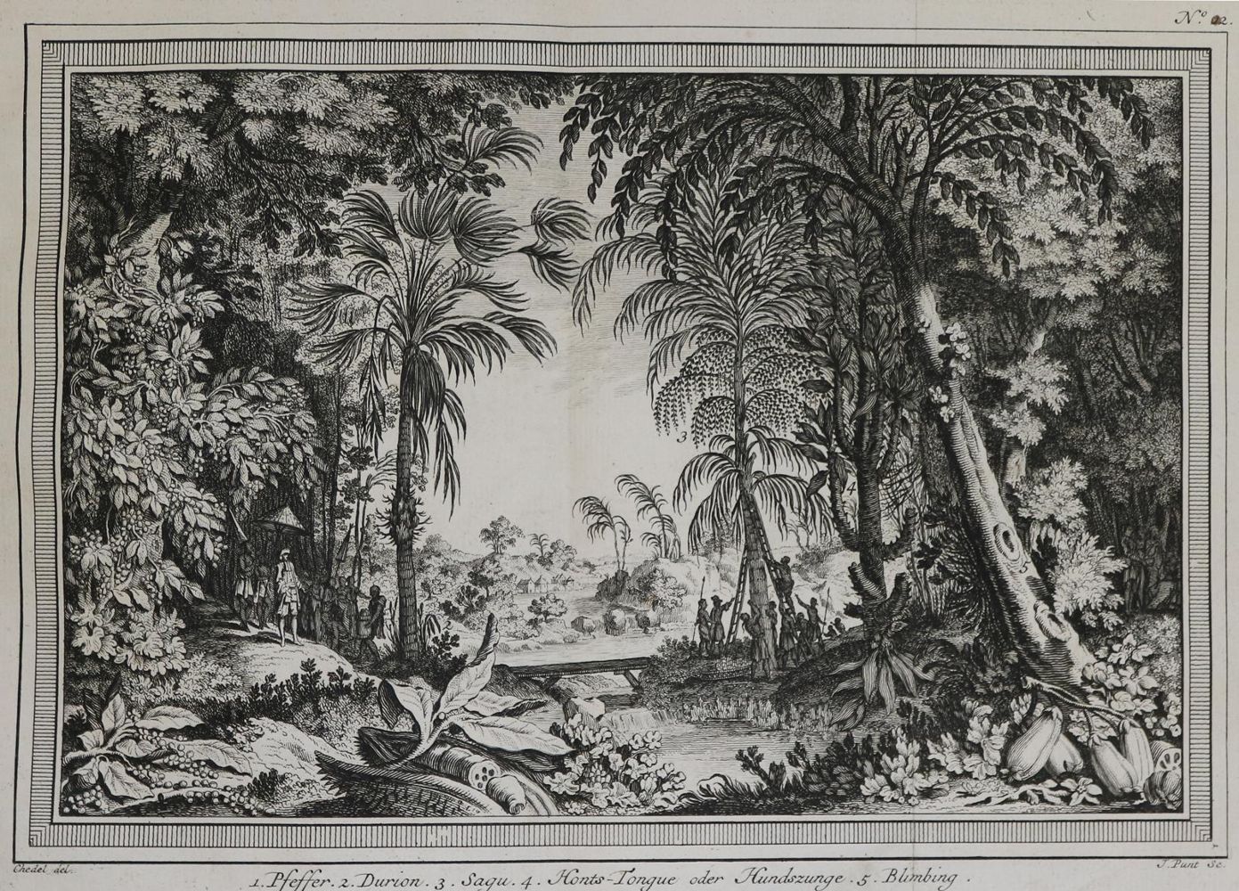 Große Abbildung Nr.1: 134-1658 (Schwabe,J.J.).: (Asien, Indien)
