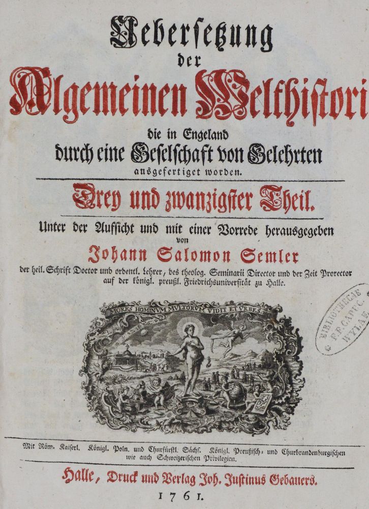 Große Abbildung Nr.1: 134-1667 Semler,J.S.: (Asien)