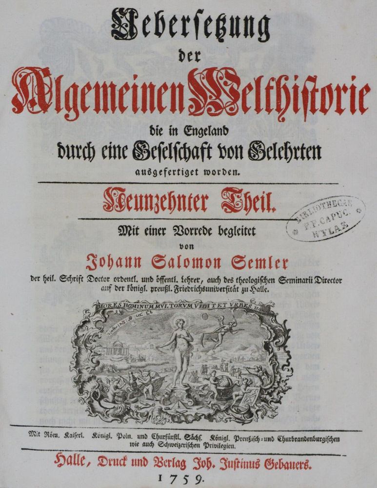 Große Abbildung Nr.1: 134-1668 Semler,J.S.: (Asien)