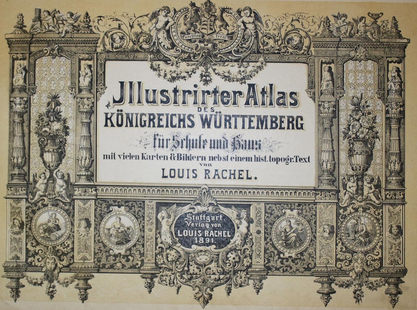 Große Abbildung Nr.1: 134-1680 Rachel,L.: (Deutschland, Atlanten, Baden-Württemberg)