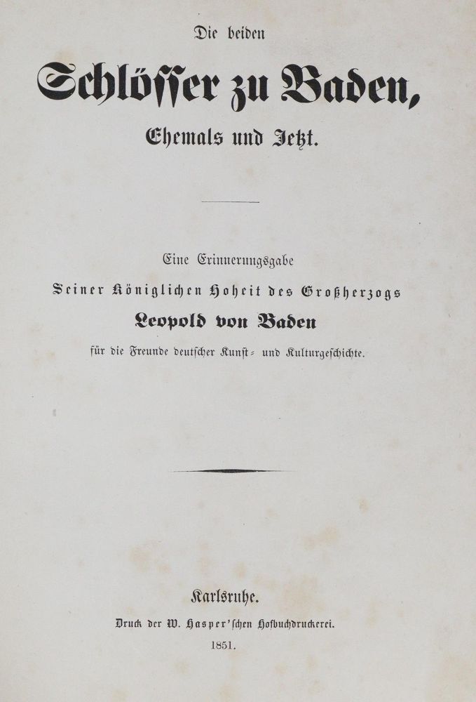 Große Abbildung Nr.2: 134-1683 (Krieg von Hochfelden,G.H.).: (Deutschland, Baden-Baden)