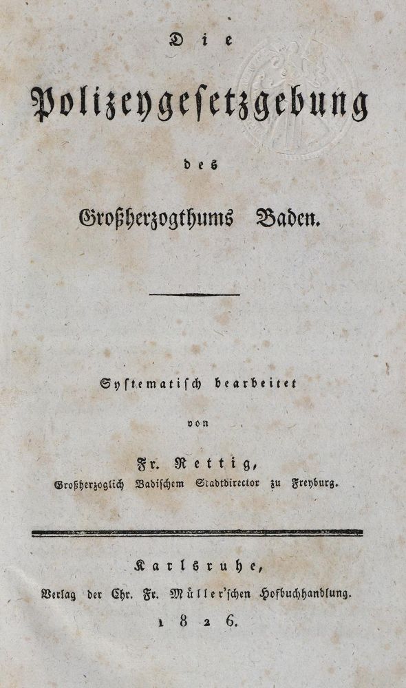 Große Abbildung Nr.1: 134-1692 Rettig,F.: (Deutschland, Baden-Württemberg)