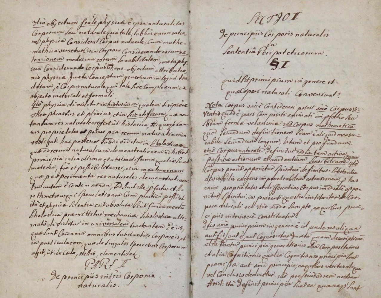 Große Abbildung Nr.2: 134-171 Vorlesungsabschrift.: (Handschriften)