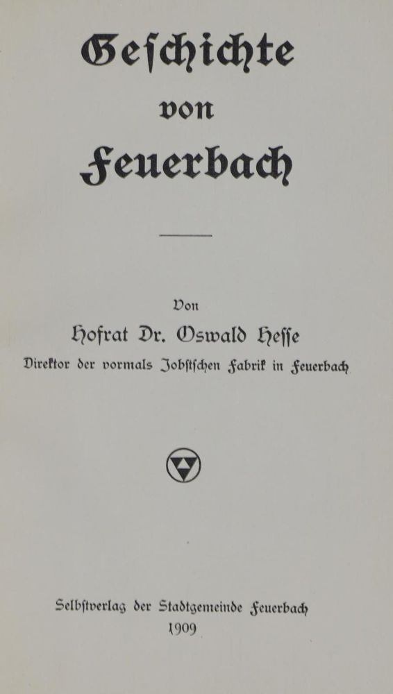 Große Abbildung Nr.2: 134-1718 Hesse,O.: (Deutschland, Feuerbach b. Stuttgart)