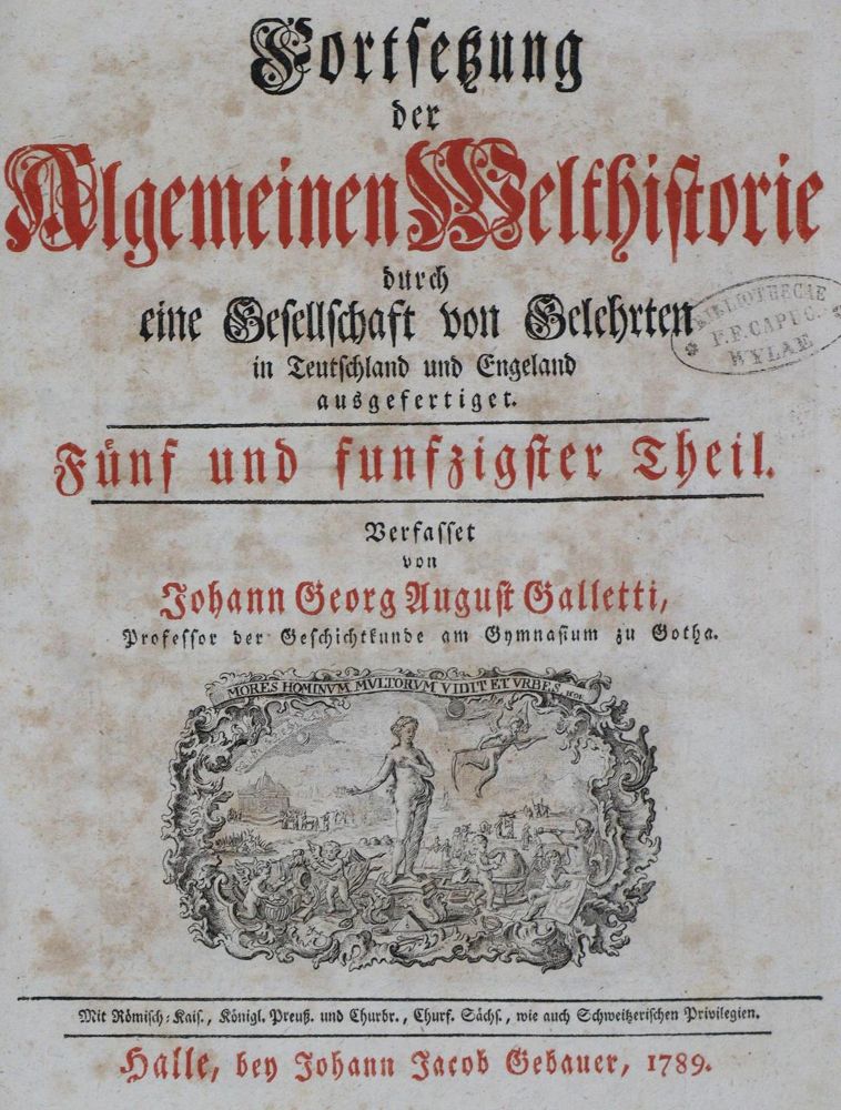 Große Abbildung Nr.1: 134-1735 Galletti,J.G.A.: (Deutschland)